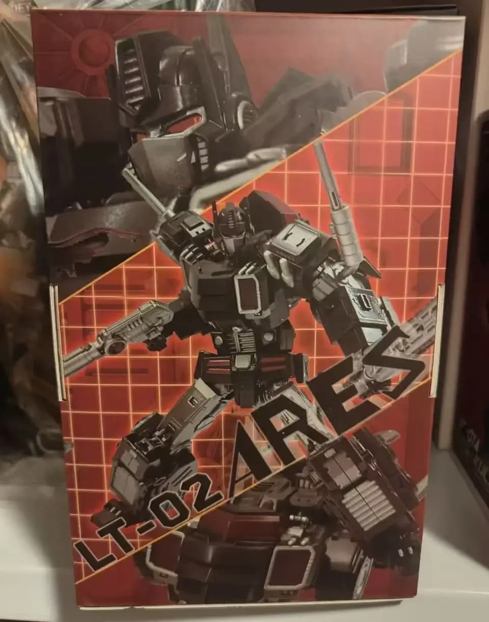 [Prodotti spot] Giocattolo di trasformazione LT-02 Dark Edition Action Figure Robot luminoso Modello di azione Collezione di ornamenti con scatola originale