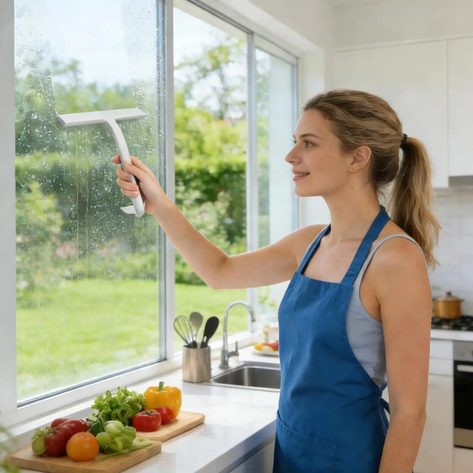 Tergivetro in silicone per la pulizia di finestre e bagno, strumento per la casa, tergivetro per parabrezza, specchio, piastrelle, pavimenti, auto, camper