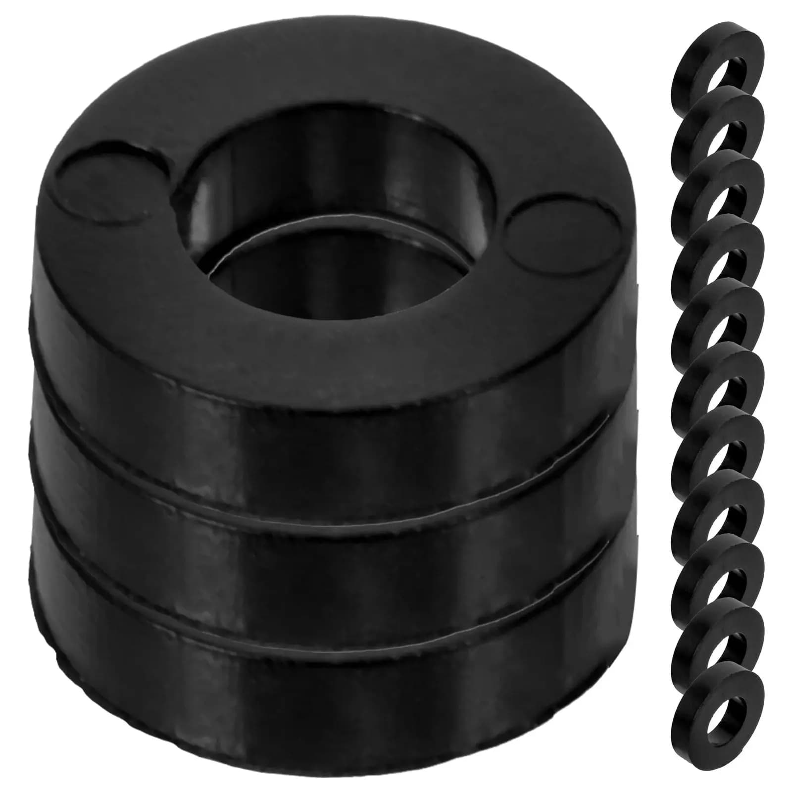 100 Pcs Drum Replacement Parts Accessories Dampening Pads Washers Tension Kit Sound Rod