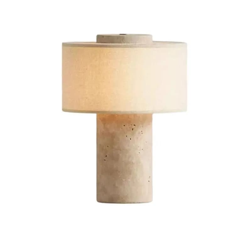 [NEWA76K!】 Portable Charging Table Lamp With Switch LED Marble Desk Light For Bedroom For Living Room Study Bedside Ambient Ligh