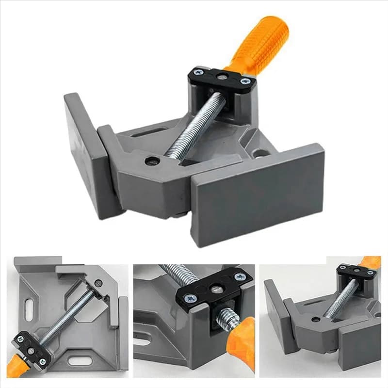 Angle Clamp A02F-90 Degrees Quick Fix for Aquarium Glass Wood Processing Frame Clamp Multifunction Positioning Voltage