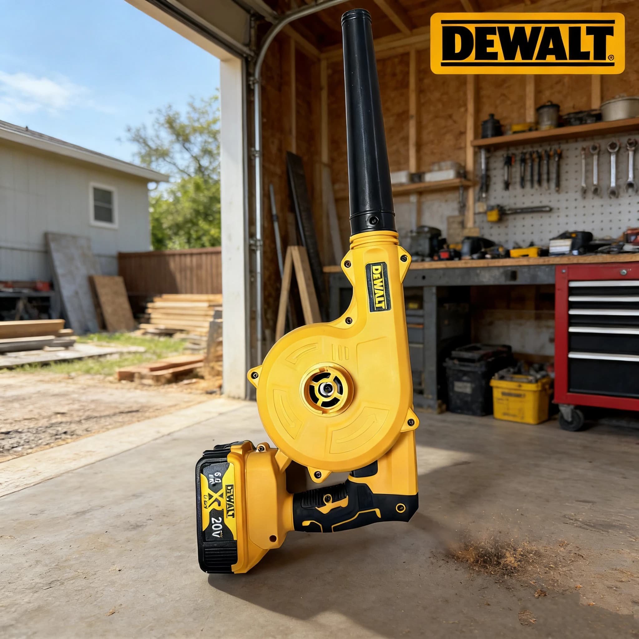 DeWALT Battery Brushless Electric Air Blower Cordless 2in1 Vacuum Clean Dust Collector Turbo Fan hair dryer Leaf cleaner