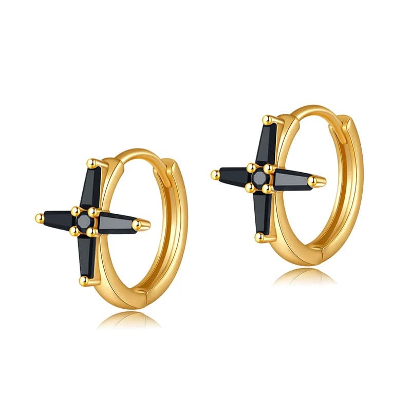 PAPERPLUS | Women Charm Hoop Earring Korean Fashion Party Daily Jewelry Copper Office Lady Popular Gift