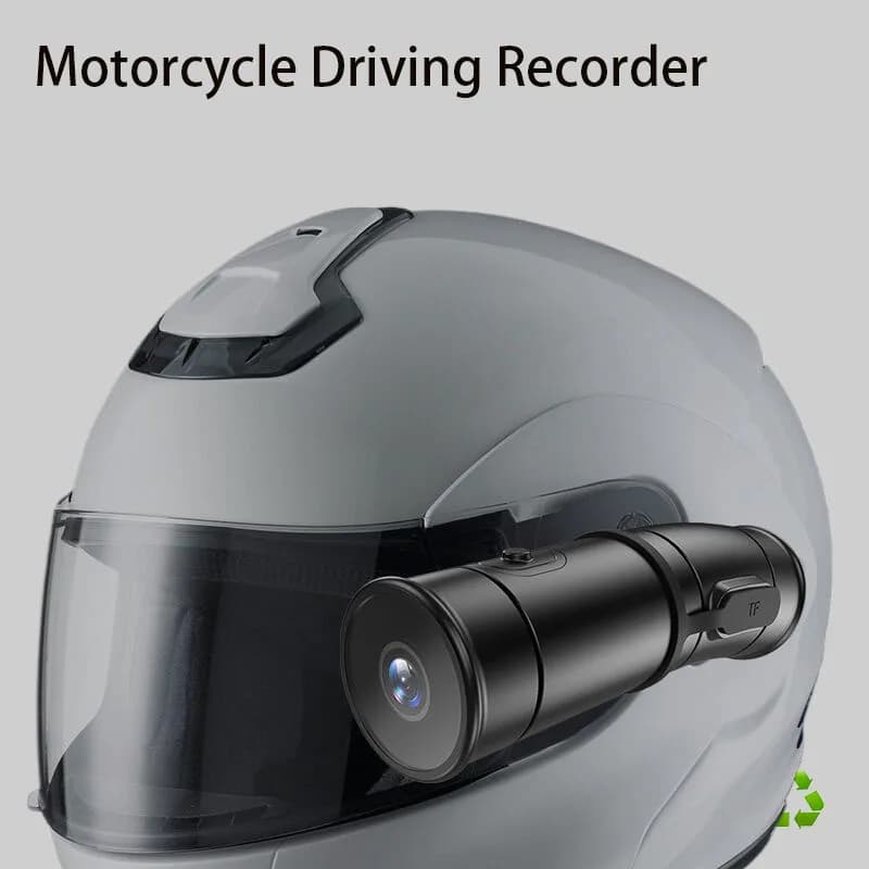 Videocamera Sportiva FHD 4K per Casco, WiFi, DVR per Moto, Doppia Lente Anteriore/Posteriore, Impermeabile, 170° ° Telecomando wireless grandangolare