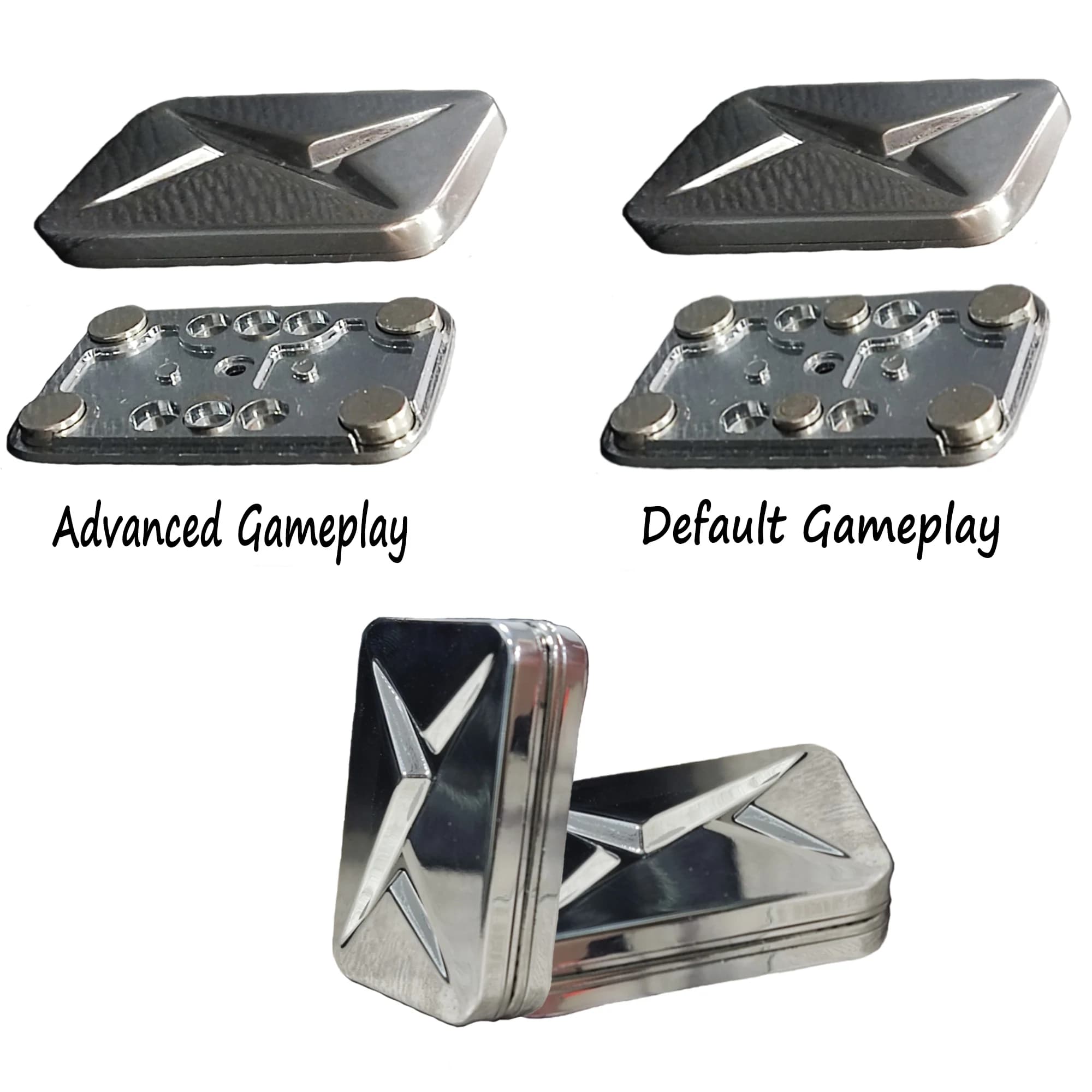 Fidget Slider Trackless Fidget Spinner adatto per giocare EDC Fidget Toys giocattoli sensoriali per adulti regalo per ufficio adatto per ADHD