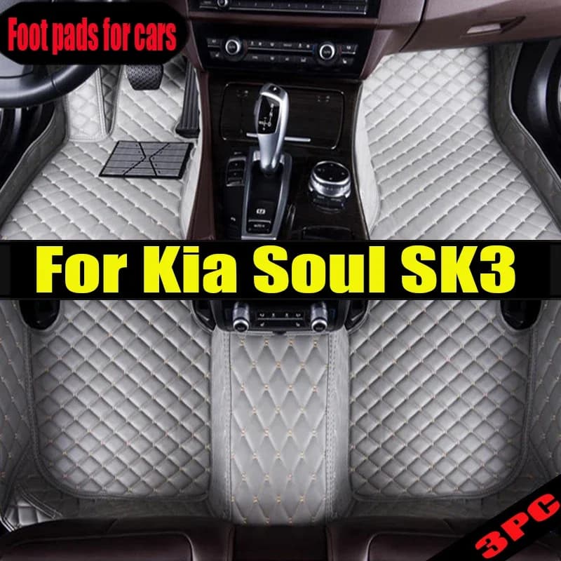 Tappetini auto originali per Kia Soul SK3 2020 ~ 2022 Anti-sporco Pad Accessori Para Auto Tappetini impermeabili Tappeto Interni auto A