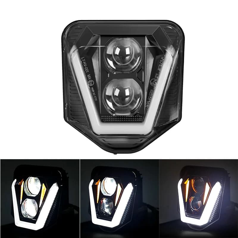 Faro Moto Moto fari a LED per Husqvarna TE FE TC FC 125 250 300 350 450 501 701 250i 300i Enduro Dirt Bike