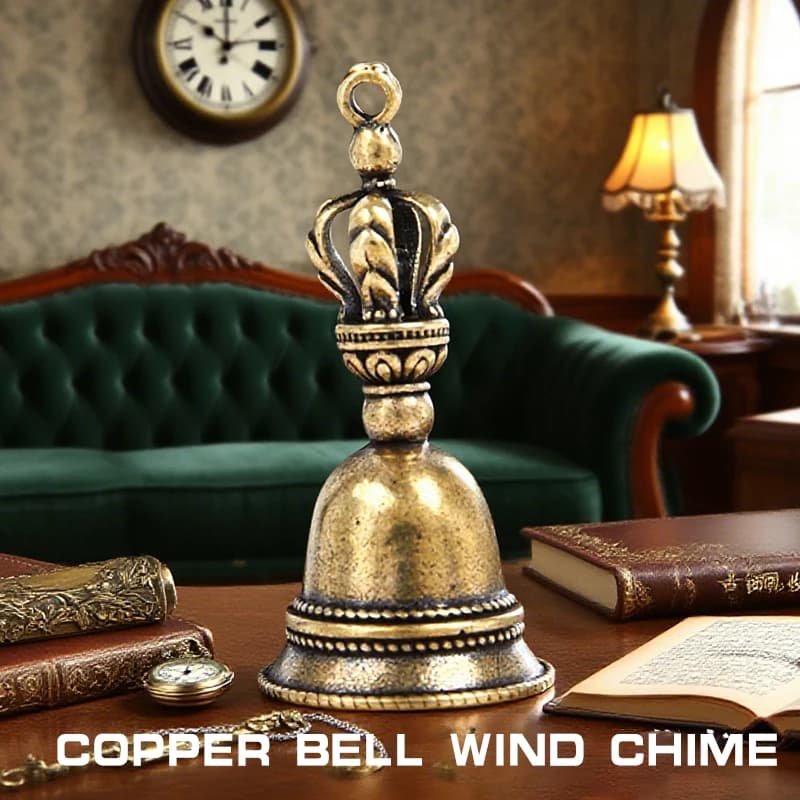 1Pc Brass Die Casting Wind Bell Tibetan Bronze Drop Bell Creative Handicraft Decor