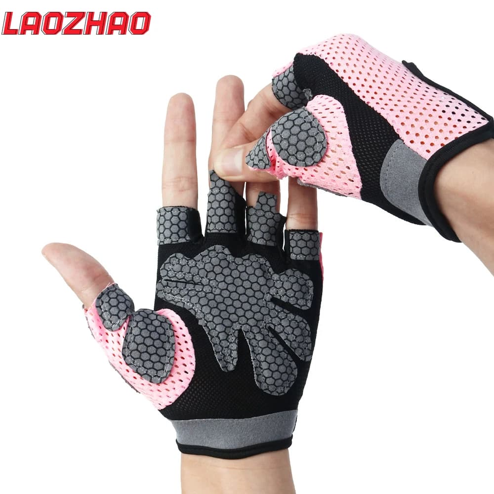 1 pair of training weight lifting gloves, palm support protection for men and women, sports exercise gloves for training, fitness, gym, sports