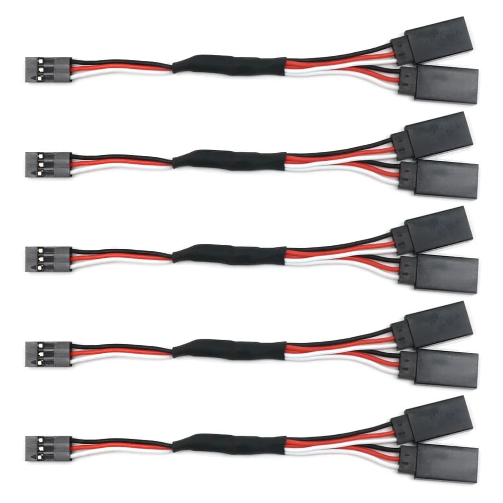 5 pcs/lot 150mm 300mm 500mm RC Servo Y Extension cable Lead cable for JR Futaba Rc Battery Drone Auto Boat Air Helicopter