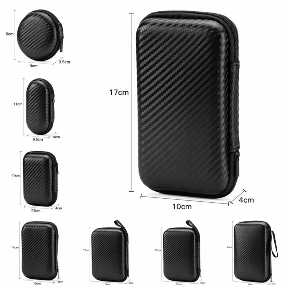 Waterproof EVA Headphone Headphone Carrying Housing Custom Box Design With Double Hinge Dust Headphone Housing