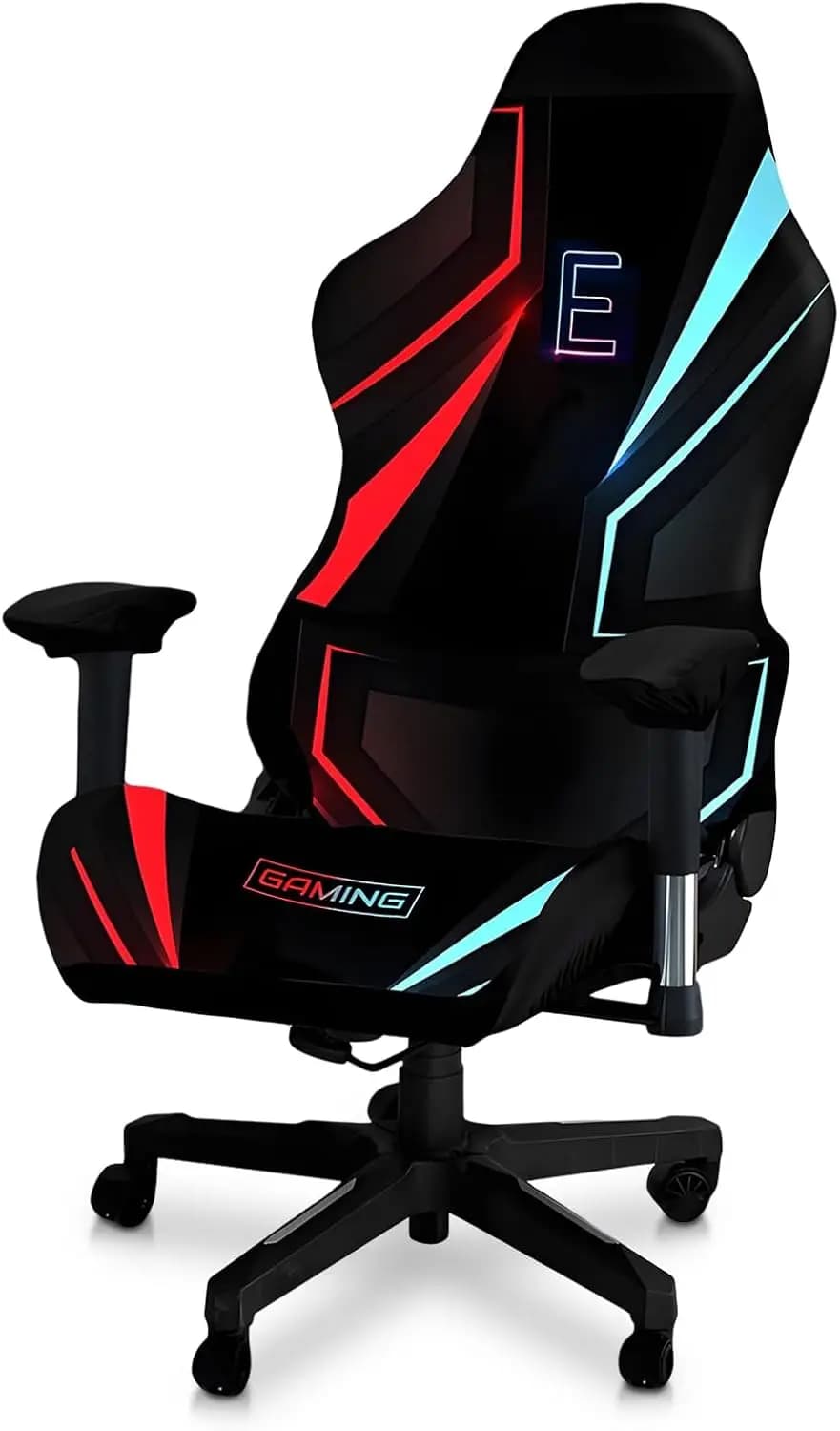 Coperture Elasticizzate per Sedie da Gaming con Braccioli, Stampate in 3D, Antiscivolo e Facili da Installare (Sedia Non Inclusa)