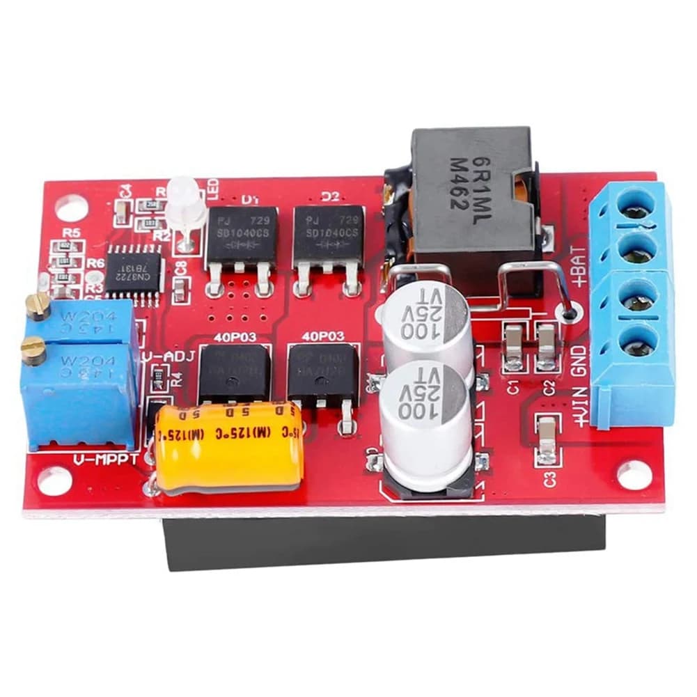 Regolatore di Carica Solare MPPT Y22A-5A, Modulo di Ricarica Batteria 9V 12V 18V 24V 300Khz PWM, Facile da Installare