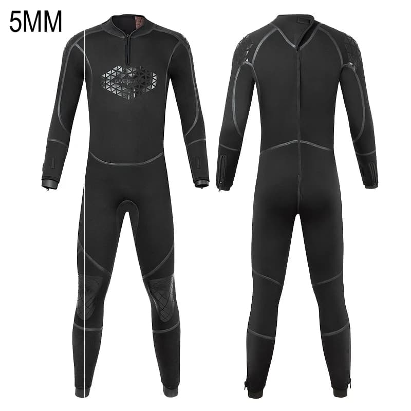 5MM Neoprene One Piece Keep Warm Underwater Hunt Underwater Fishing Snorkeling Swim WetSuit Scuba Kayak drift Mute by diver