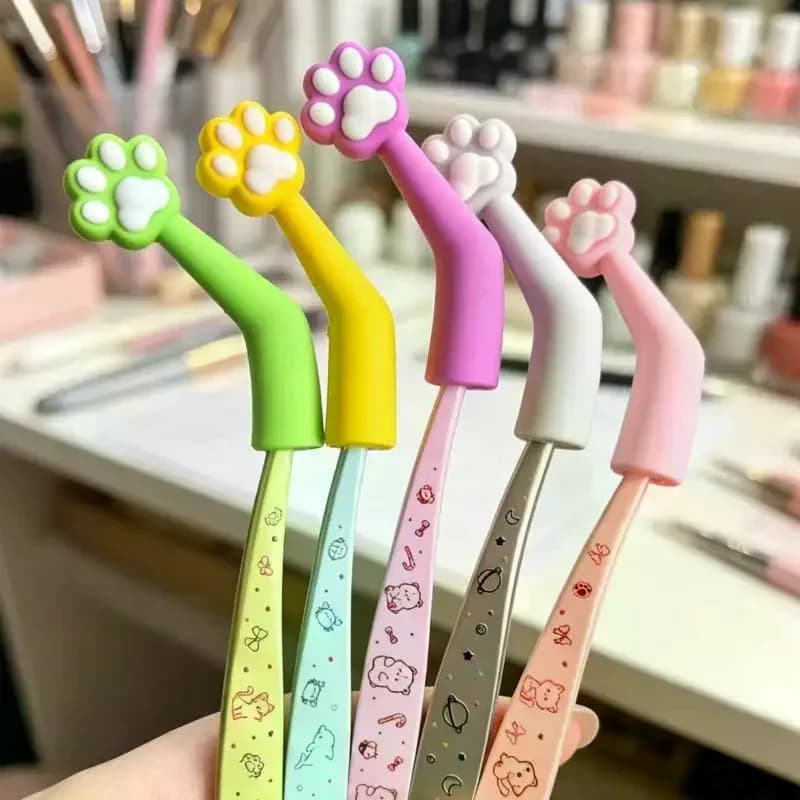 1Pcs Nail Art Tool Cat Claw Protective Sleeve Dead Skin Scissor Hand Cap Nipper Cover For Cuticle Scissors Manicure Kit