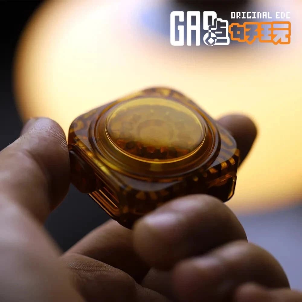 STOCK GAO STUDIO EDC Push Slider PC Giocattolo composito Cricchetto Fidget Spinner Rimbalzo Magnetico Giocattolo antistress Disegni originali