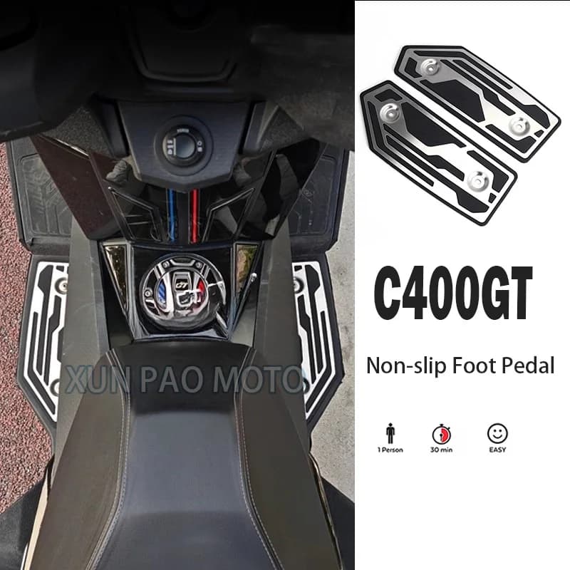 Nuovo Poggiapiedi Pedale Pedana Piastra Del Piede Accessori Moto Per BMW C 400 GT C400 GT C 400GT C400GT 2025