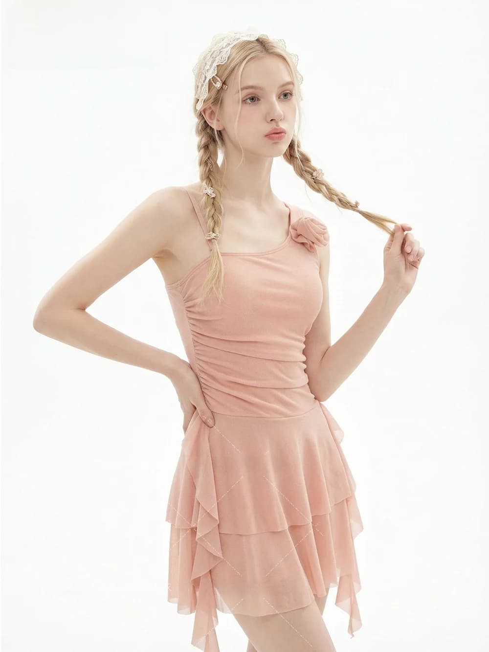 Costume da bagno intero modellante da donna, nuovo modello 2026, con gonna, per sorgenti termali, sensazione di lusso, sexy