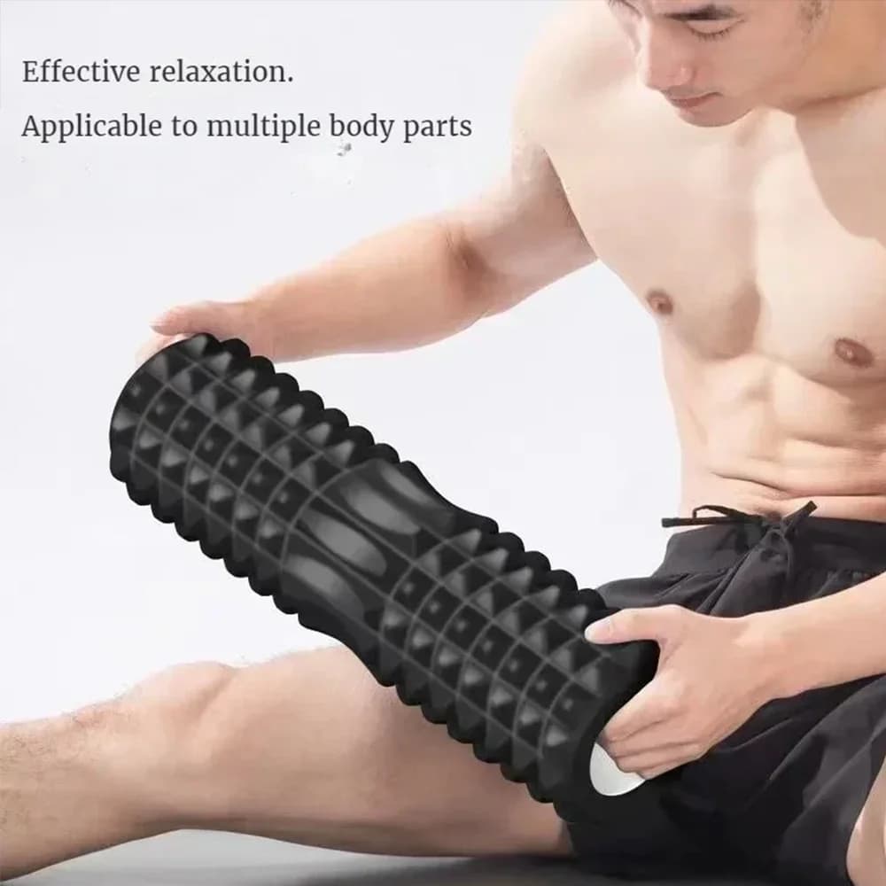 Rullo massaggiante in schiuma da 45/30 cm, a colonna cava, attrezzatura fitness per massaggio muscolare, fisioterapia e riabilitazione sportiva