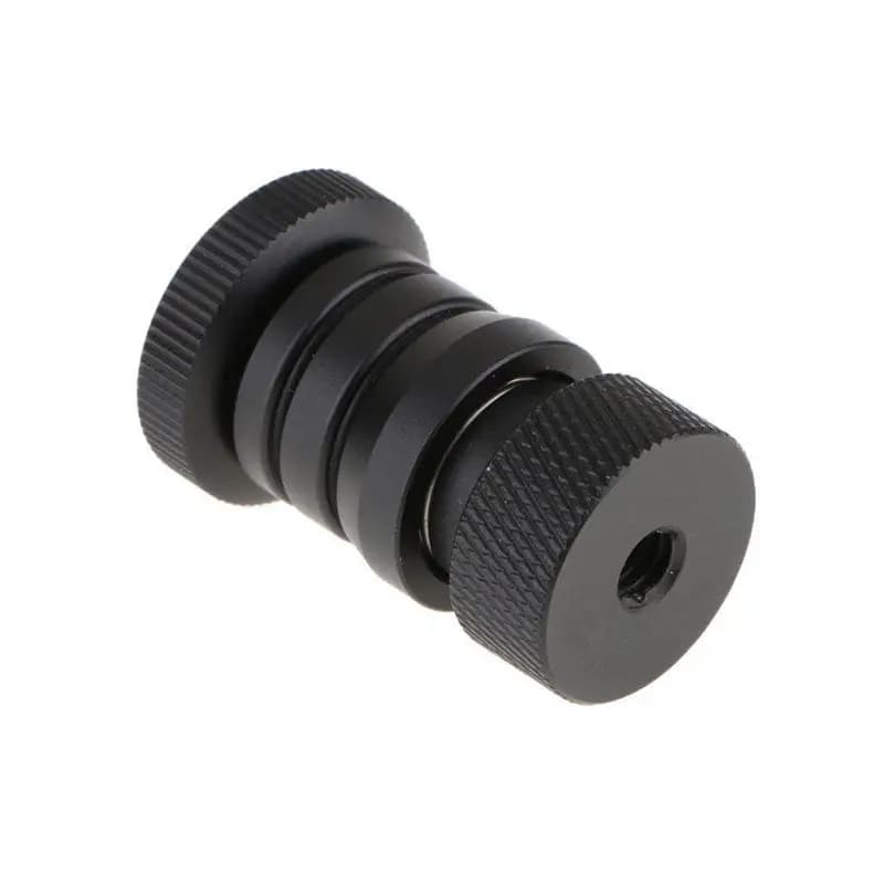 Supporto per microfono a sgancio rapido mini per asta professionale, registratore, treppiede, fotocamera - da 1/4 di pollice femmina a 1/4 di pollice maschio, 1/4-20 E