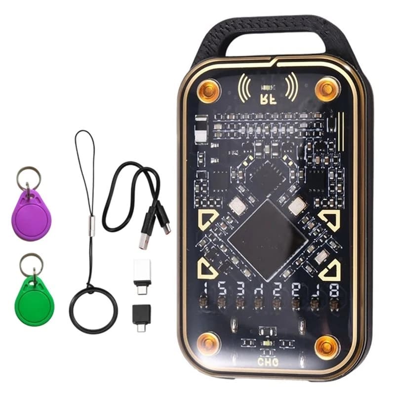 ABNR Chameleon V3.0 RFID Smart Chip Emulator +1XUID/CUID Keychain Smart Card Reader NFC Read Writer ID IC Card Tag Copyer