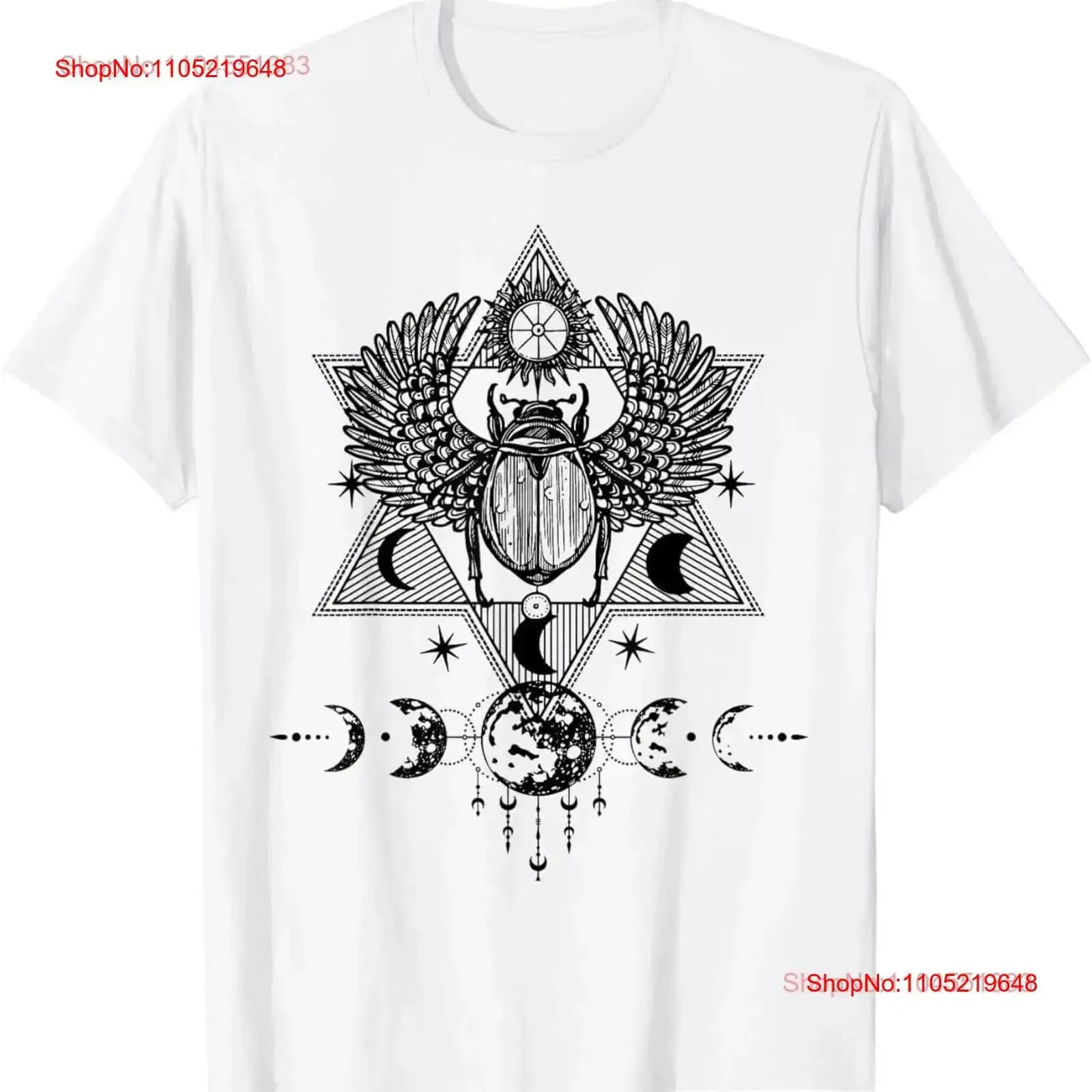T-shirt Tarot Occult Astrology Gothic Esoteric, vintage, lavata, versatile, traspirante, casual, comoda, morbida, elegante