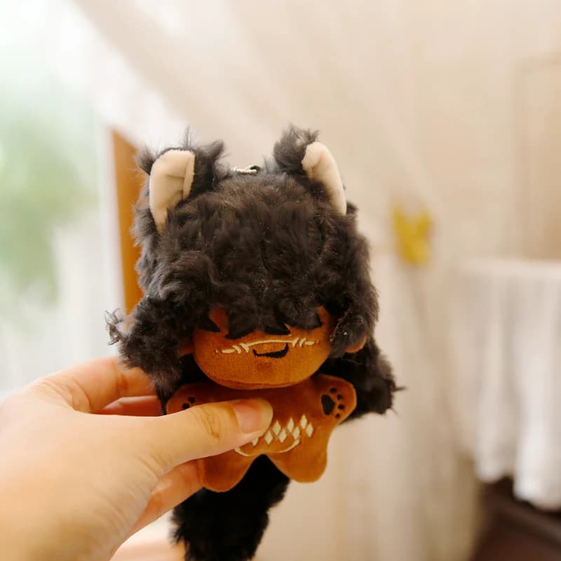 10 cm Starfish Sultan'S Gioco Carino Mini Black Idol Cotton Doll Anime Peluche Star Bambole Farcito Wild Man Style Collezioni Regalo
