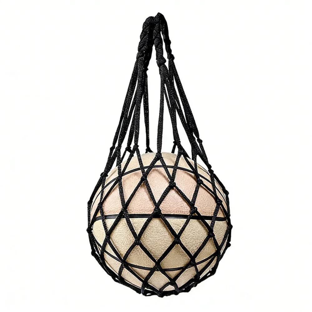 Nylon mesh bag for carrying balloons, woven, in various colors, for basketball and volleyball