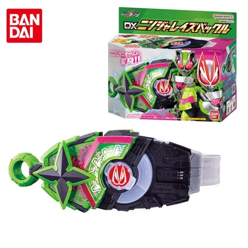 Bandai KAMEN RIDER GEATS DX Ninja Raise Buckle No core Anime Action Figure Transformation Belt Giocattoli regali di compleanno per bambini