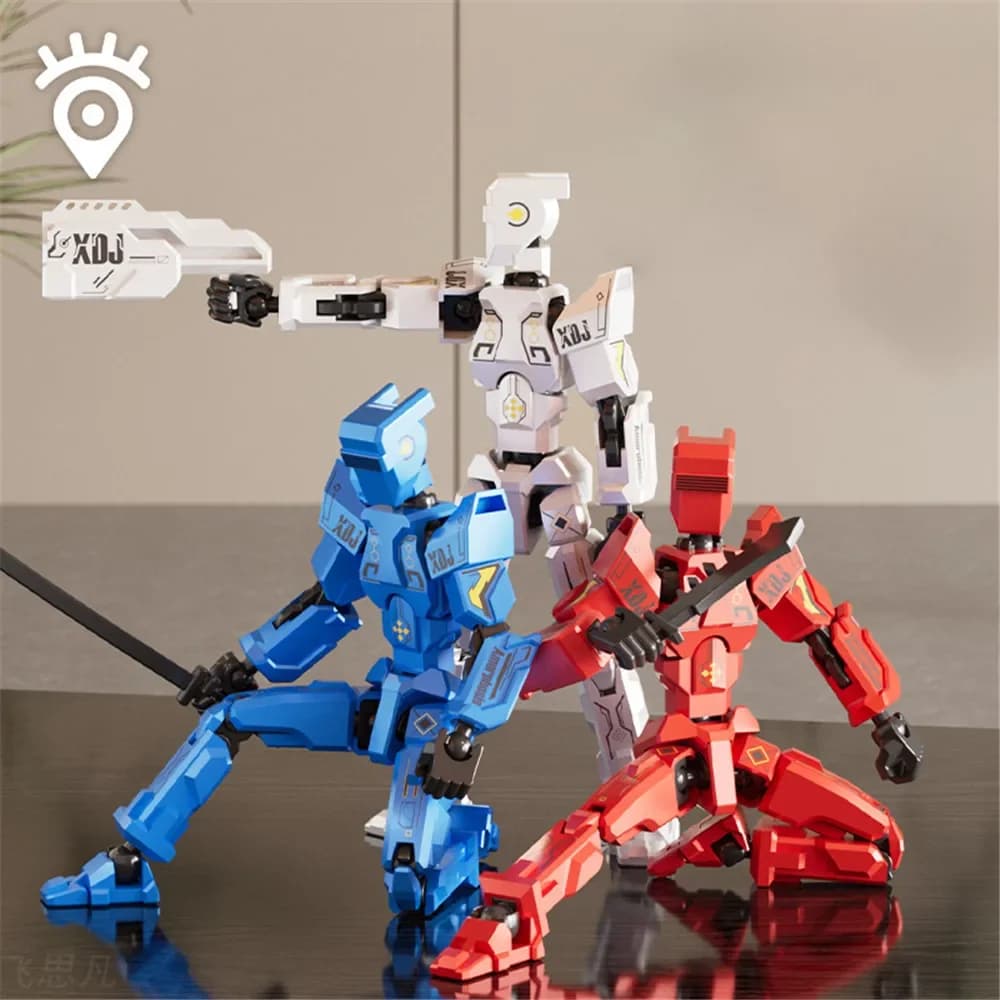 New13 Action Figures Mecha Titan T13 Figure Multi-Jointed Movable Lucky 13 Action Figure Dummy 13 Action Figure Nova