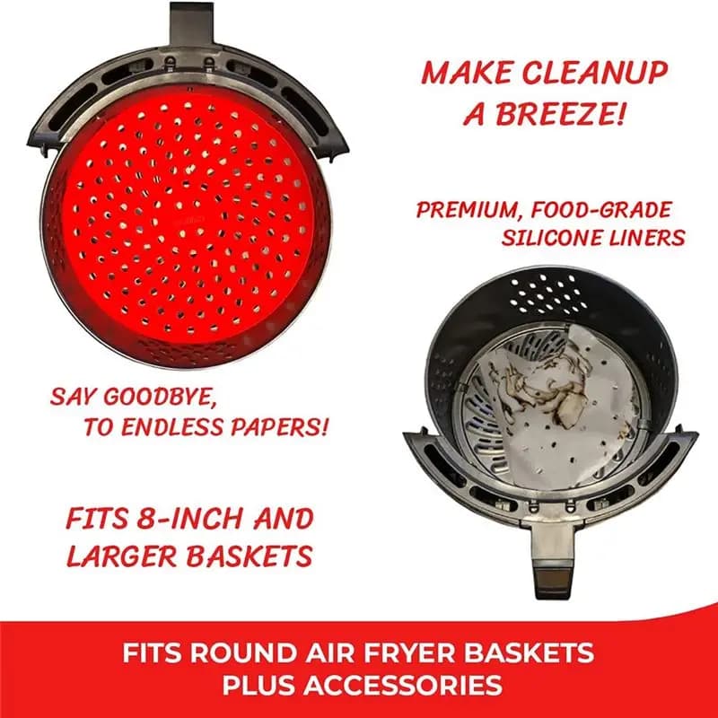 AA10RR Reusable Air Fryer Liners Air Fryer Accessories for , INSTANT ,