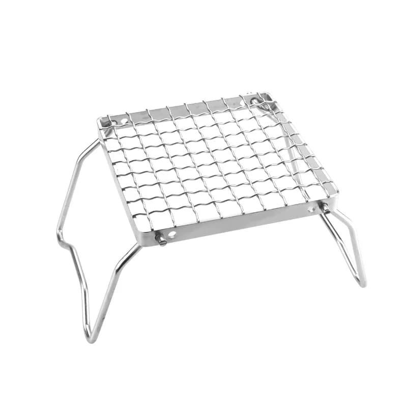 Supporto per fornello pieghevole portatile da esterno Supporto per staffa per pentola da campeggio Fornelli a gas Staffa per bruciatore Accessori per barbecue da viaggio