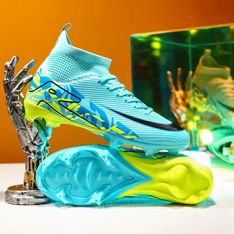 New Men's Football Boots Non-Slip Training Top Quality Sneakers Wholesale FG Soccer Shoes Cleats Drop Shipping Unisex Adult