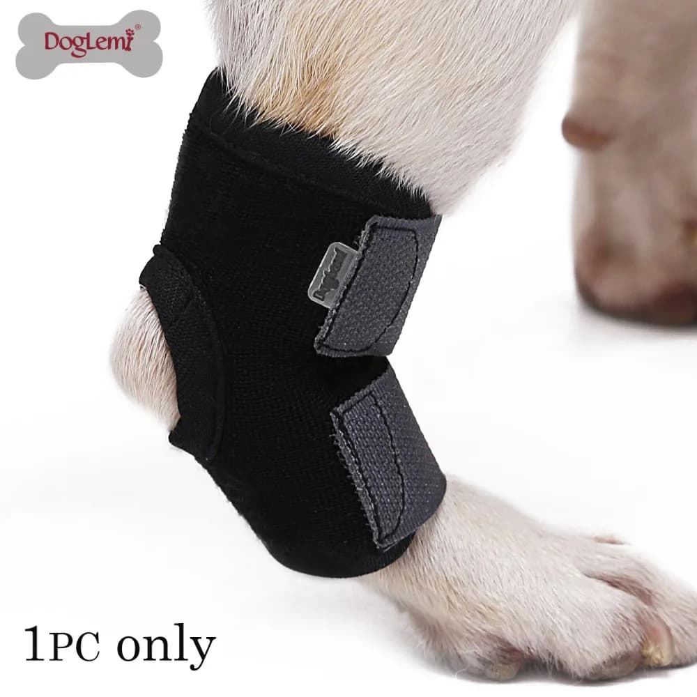 1pcs Pet Dog Bandages Dog Leg Knee Hock Brace Straps Protection for Small Dog Joint Bandage Wrap Dog Medical Supplies