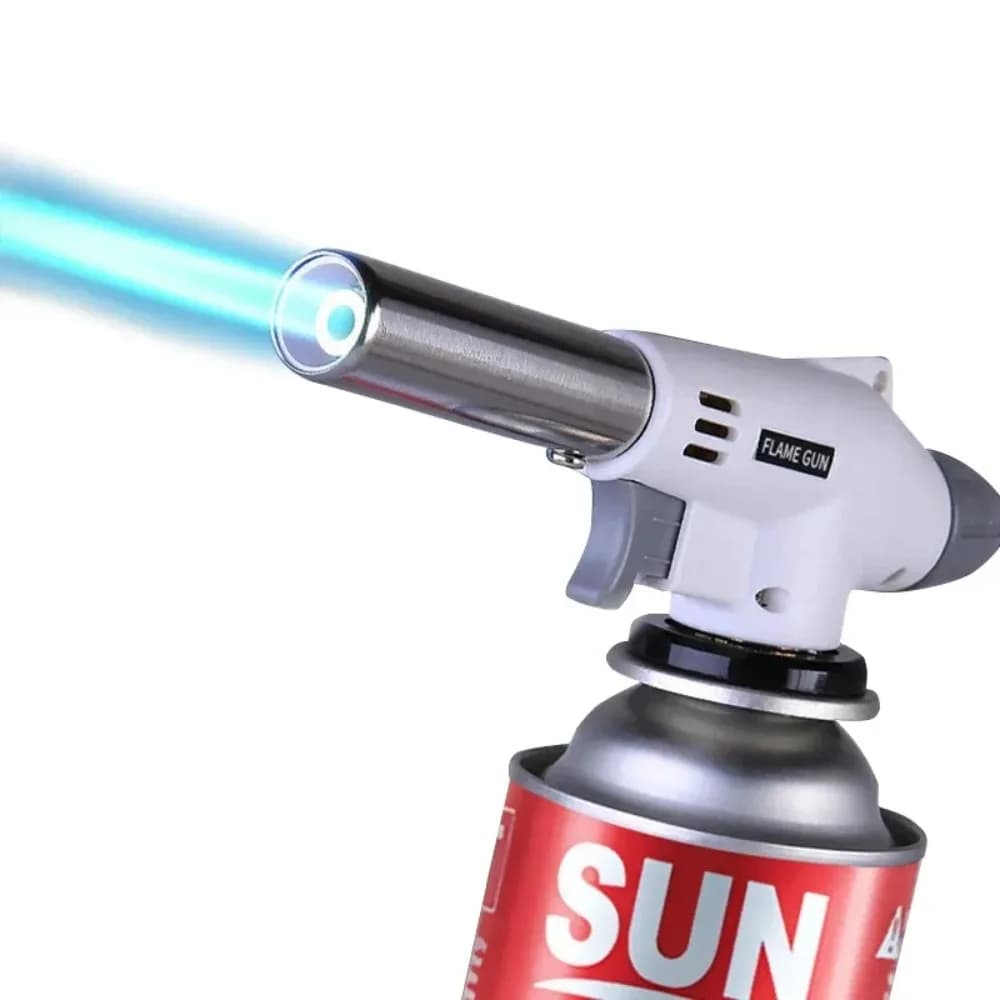 Automatic Welding Ignition Butane Gas Torch, Gas Burner for Welding, Gas Flame Gun for Barbecue, Camping and Cooking