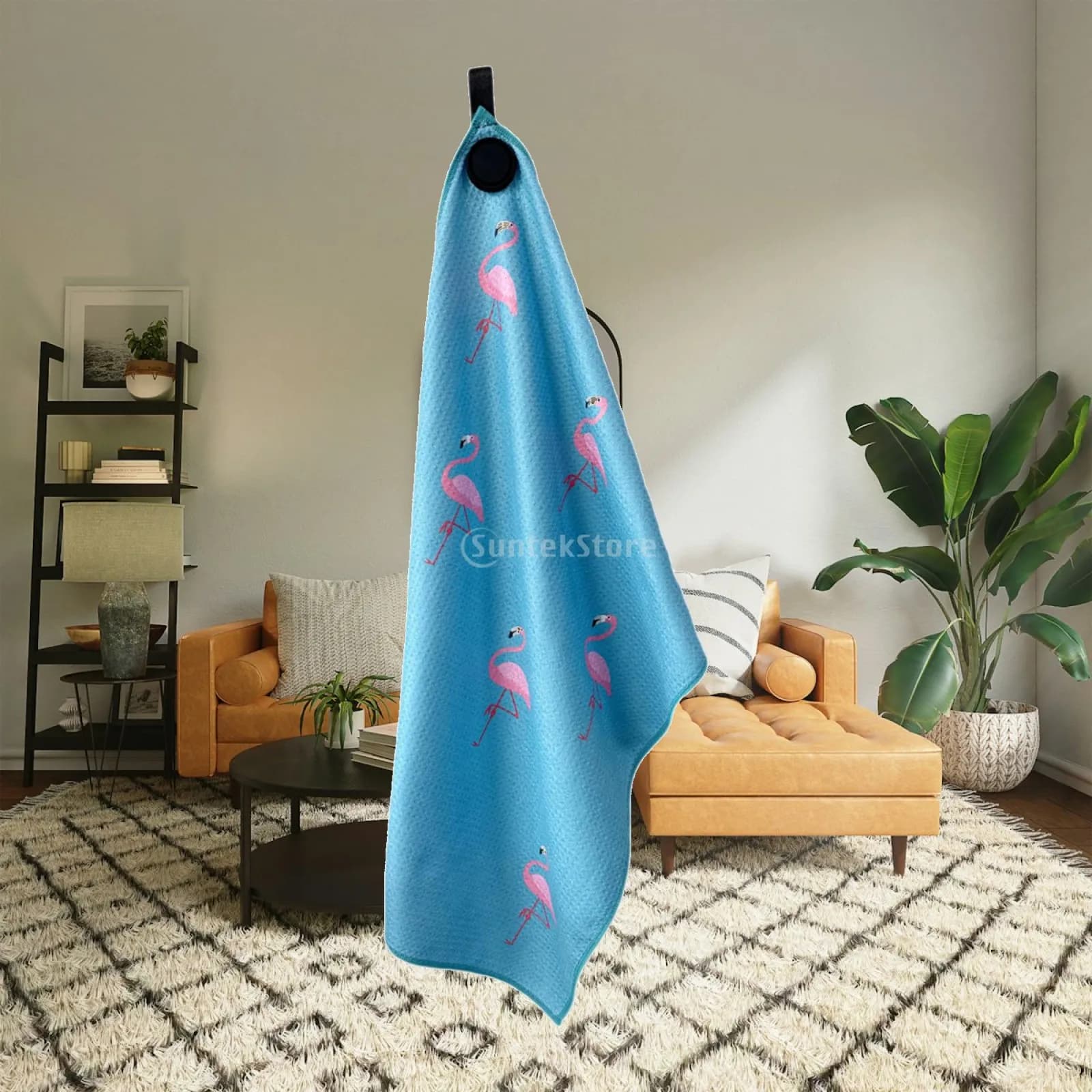 Small Magnet Golf Ball Towel Fast Drying Microfiber Club Washer Hand Towel for Outdoor Golf Equipment