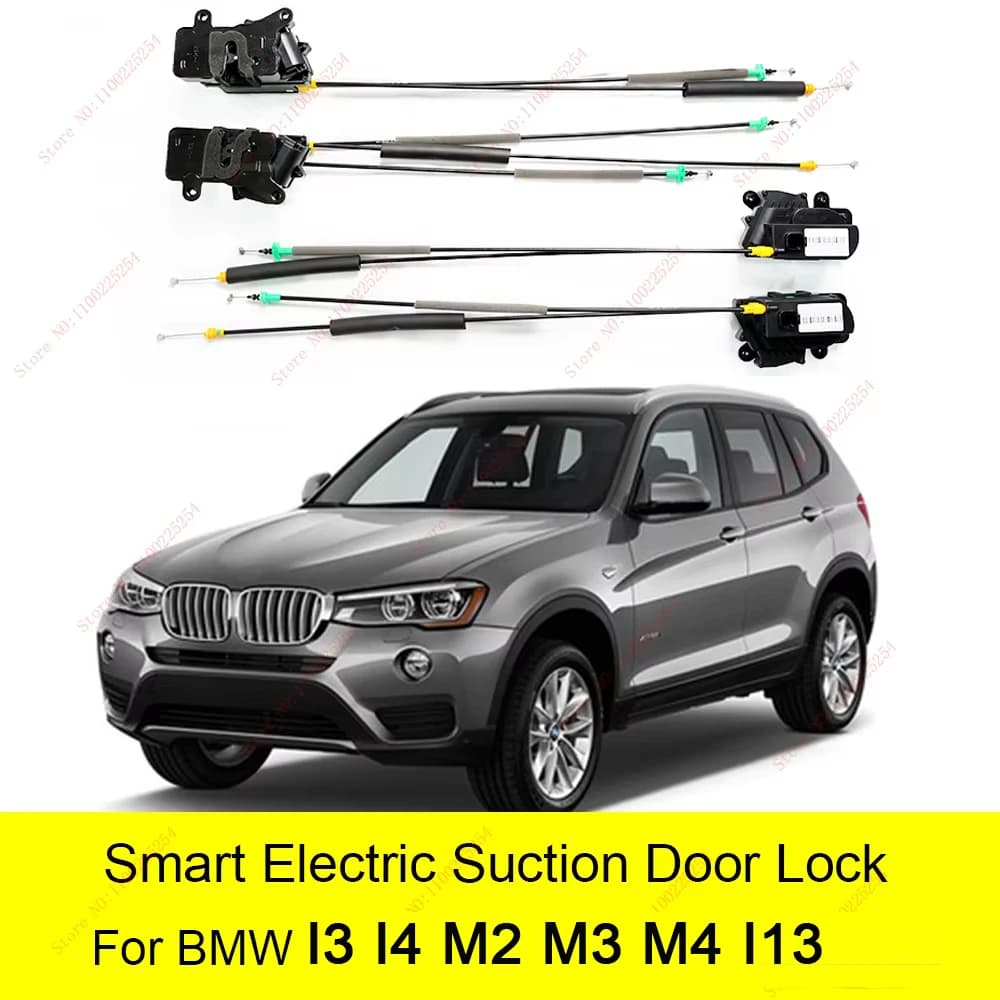 Serratura elettrica automatica intelligente per porta di aspirazione per BMW I3 I4 IX3 M2 M3 M4 X7 X5 Porta automatica con chiusura ammortizzata Porta del veicolo per auto super silenziosa