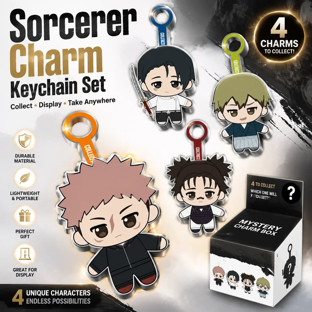 Jujutsu Kaisen Season 3 Culling Game Blind Box Keychain Anime Figure Pendant Kawaii Collectible Mystery Toy Gift