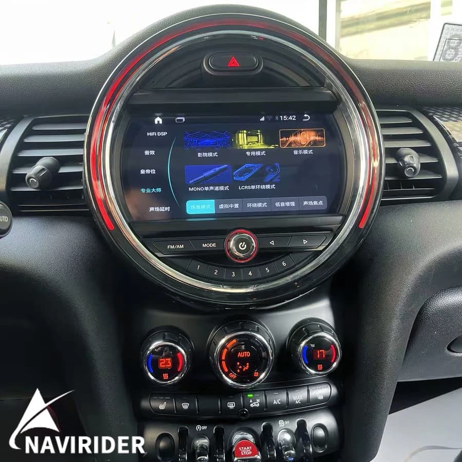 9inch Android Head Unit Carplay For BMW Mini One 2017 F55 Cooper F56 Clubman F54 2015-2018 Car GPS Multimedia Player 4G WiFi DSP