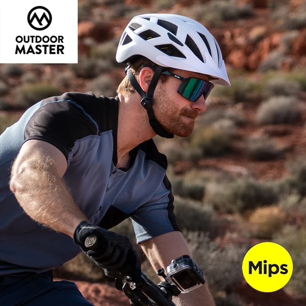 OutdoorMaster Gem MIPS Cycling Helmet Two Removable Liners Ventilation Multi-Environment Road Mountain Bike Adult Men Women CPSC