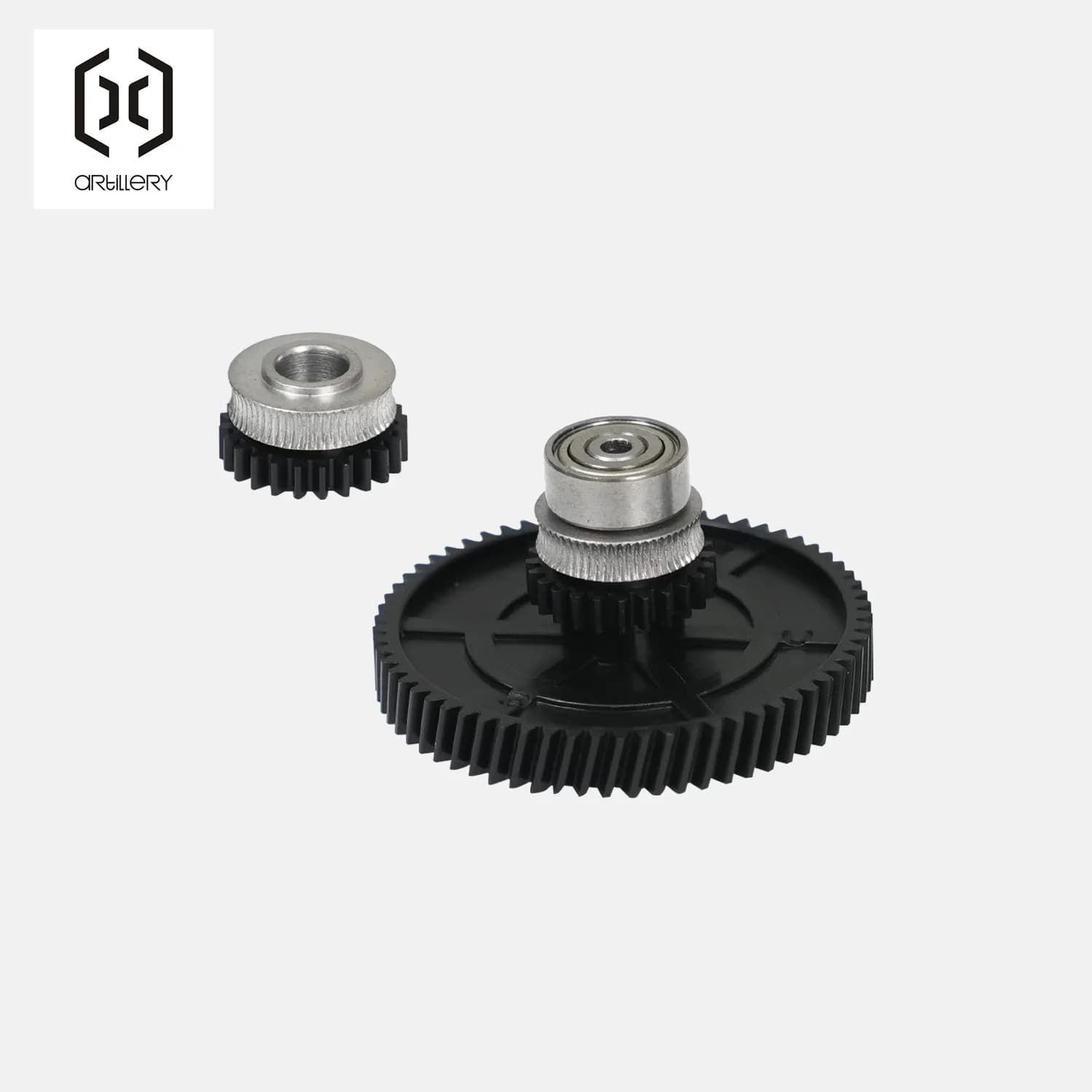 Drive+idler gear set used for 3D printer M1 extruder for artillery
