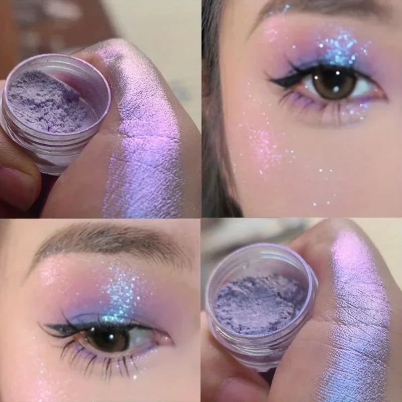 Chameleon highlighter palette Face Face Body Pigment Shimmer Glitter Powder Colorful highlighter Scene makeup powder