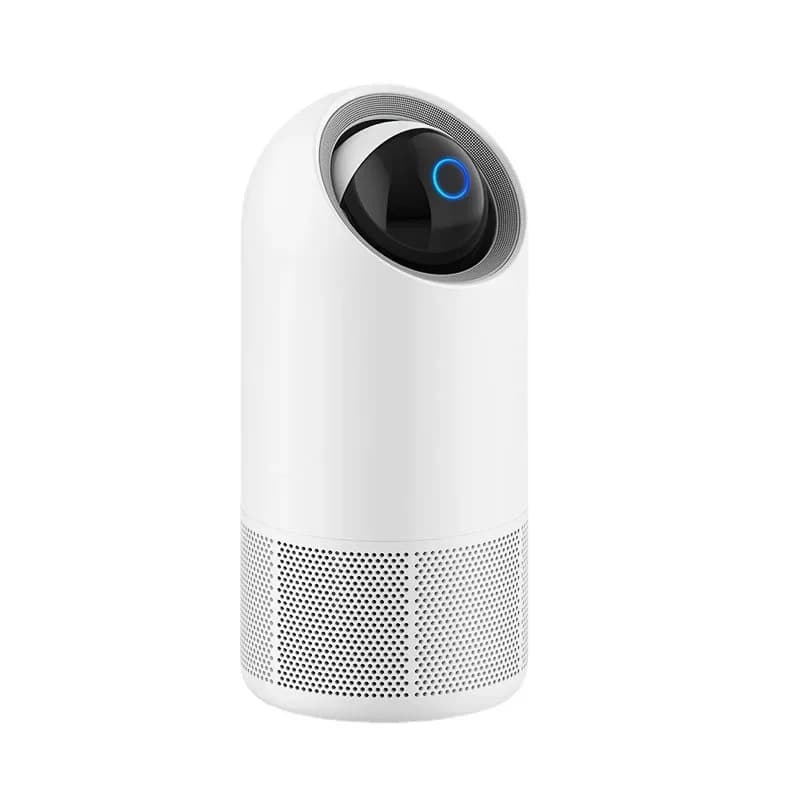 Purificatore d'aria intelligente da tavolo per la casa, con ioni negativi, UV, rimozione formaldeide, filtro composito, per interni, transfrontaliero