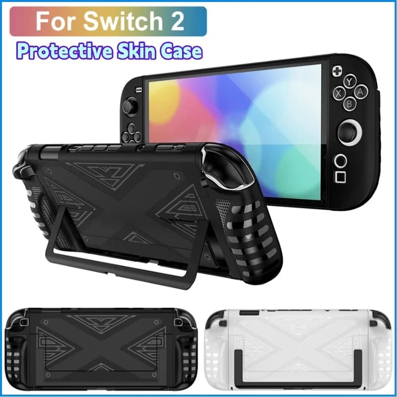Custodia per Nintendo Switch 2 Custodia protettiva Comfort ergonomica Custodia protettiva per impugnatura in TPU Custodia protettiva per console controller portatile