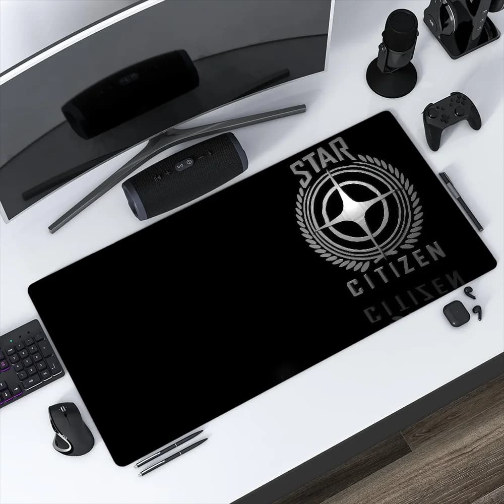 Tappetino per Mouse Antiscivolo con Bordo Rinforzato, per Ufficio, Studenti, Gaming, MW, Spesso, Grande, per Giochi, Scrittura, Tiro, S-Star Cushion