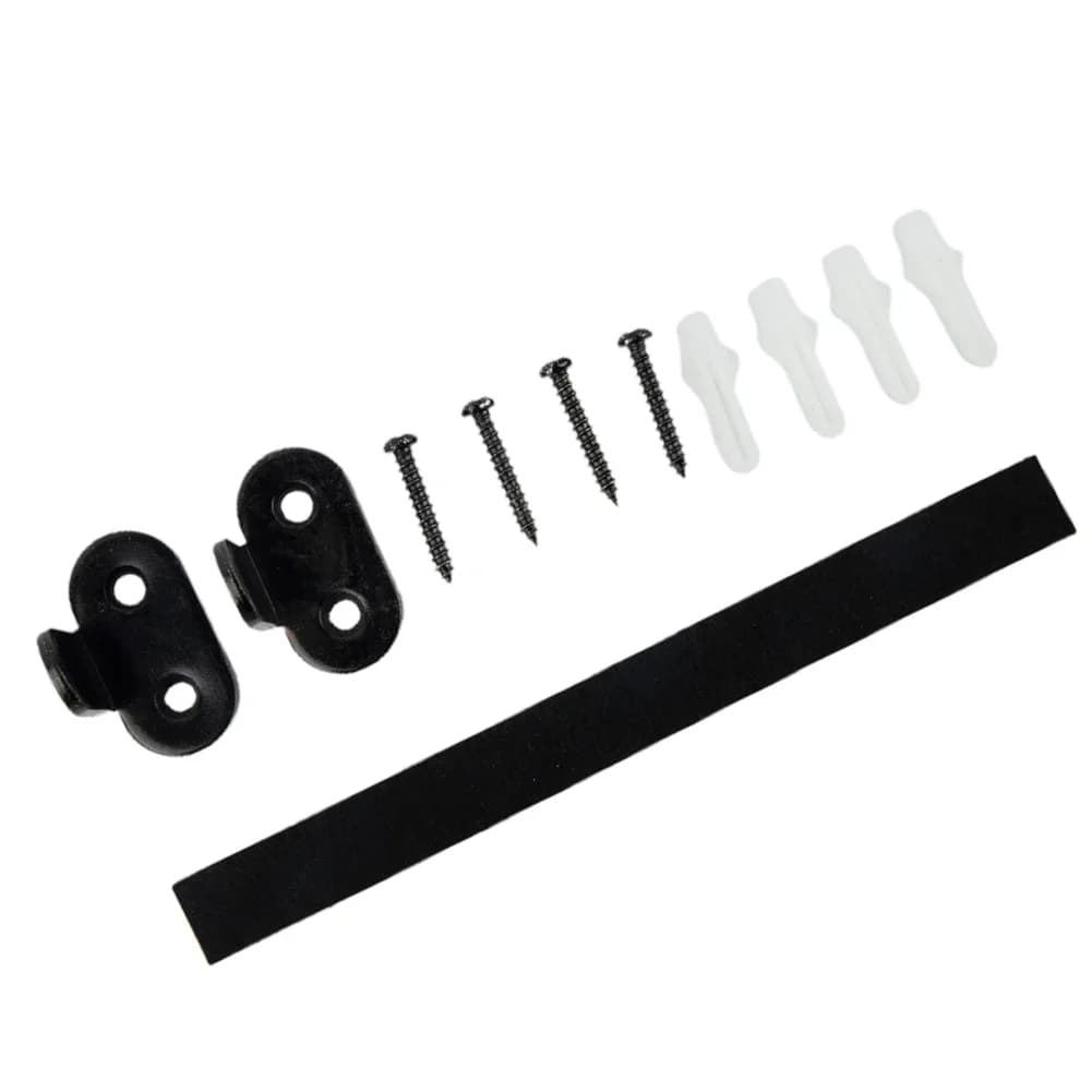 Heavy Duty Sliding Barn Door Floor Guide 2 Set Adjustable Rollers And Swing Stopper Compatible With Multiple Door Thicknesses