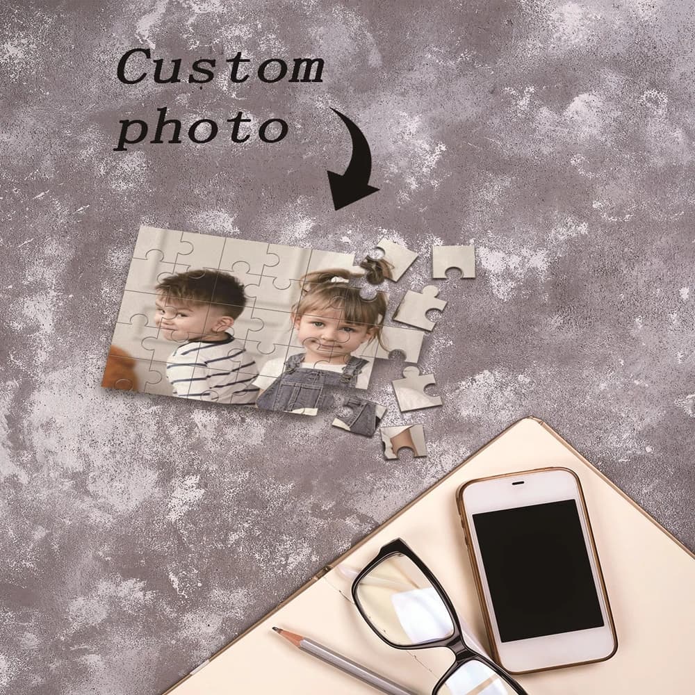 35/150/300/500pcs NEW Children Family Personalized Picture Custom Puzzles in Photos For Family Decor Handmade Birthday Gifts