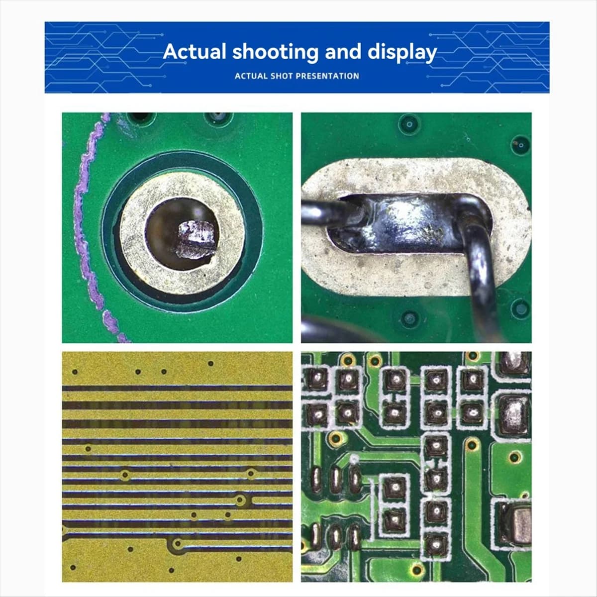 AA98 HD1080P VGA Video Industriale Microscopio Industry C Mount Camera per telefono Tablet PC PCB Osservare la saldatura Riparazione US