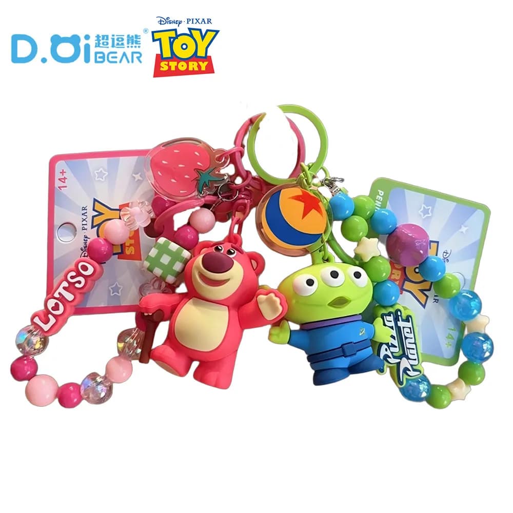 Toy Story ufficiale Alien Lotso Portachiavi carino Ornamenti per zaino Accessori pendenti per zaino squisiti Regali per festival a sorpresa