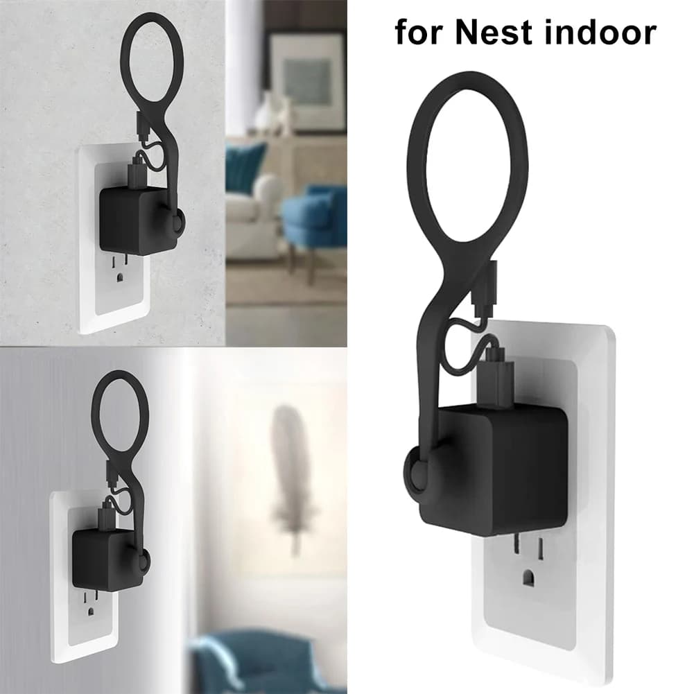 Wall mount for security camera for interior Nest Cam 360 degrees Us Plug spherical coupling wall mounting for cable Usb